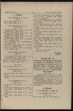 Verordnungs- und Anzeige-Blatt der k.k. General-Direction der österr. Staatsbahnen 18950703 Seite: 13