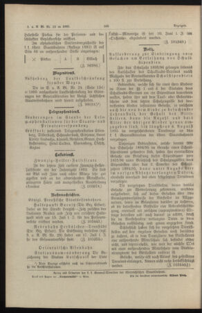 Verordnungs- und Anzeige-Blatt der k.k. General-Direction der österr. Staatsbahnen 18950713 Seite: 4