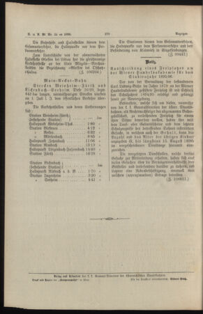 Verordnungs- und Anzeige-Blatt der k.k. General-Direction der österr. Staatsbahnen 18950720 Seite: 4