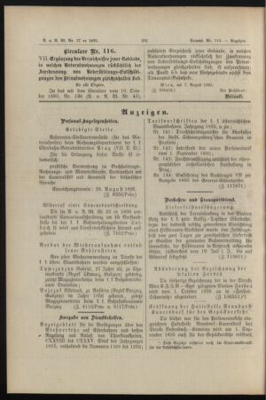 Verordnungs- und Anzeige-Blatt der k.k. General-Direction der österr. Staatsbahnen 18950810 Seite: 2