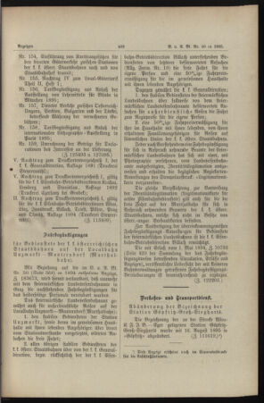 Verordnungs- und Anzeige-Blatt der k.k. General-Direction der österr. Staatsbahnen 18950824 Seite: 11