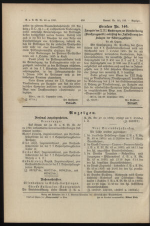 Verordnungs- und Anzeige-Blatt der k.k. General-Direction der österr. Staatsbahnen 18951001 Seite: 2