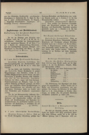 Verordnungs- und Anzeige-Blatt der k.k. General-Direction der österr. Staatsbahnen 18951005 Seite: 3