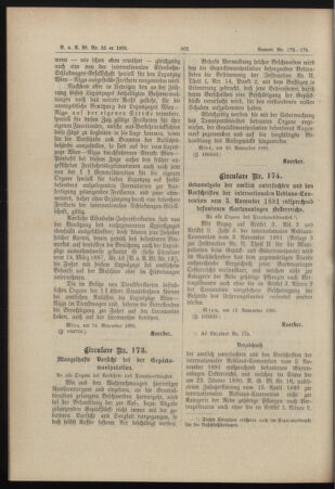 Verordnungs- und Anzeige-Blatt der k.k. General-Direction der österr. Staatsbahnen 18951123 Seite: 2