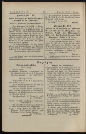 Verordnungs- und Anzeige-Blatt der k.k. General-Direction der österr. Staatsbahnen 18951207 Seite: 2