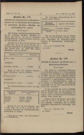 Verordnungs- und Anzeige-Blatt der k.k. General-Direction der österr. Staatsbahnen 18951214 Seite: 3