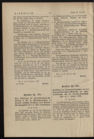 Verordnungs- und Anzeige-Blatt der k.k. General-Direction der österr. Staatsbahnen 18951231 Seite: 80