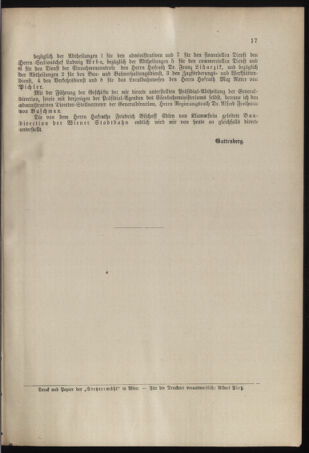 Verordnungs- und Anzeige-Blatt der k.k. General-Direction der österr. Staatsbahnen 18960201 Seite: 17