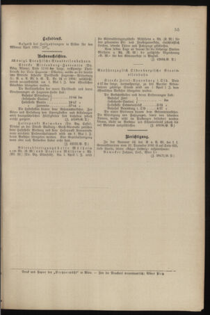 Verordnungs- und Anzeige-Blatt der k.k. General-Direction der österr. Staatsbahnen 18960328 Seite: 7