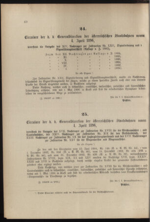 Verordnungs- und Anzeige-Blatt der k.k. General-Direction der österr. Staatsbahnen 18960411 Seite: 2