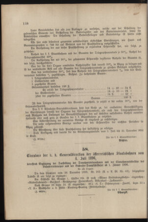 Verordnungs- und Anzeige-Blatt der k.k. General-Direction der österr. Staatsbahnen 18960718 Seite: 4