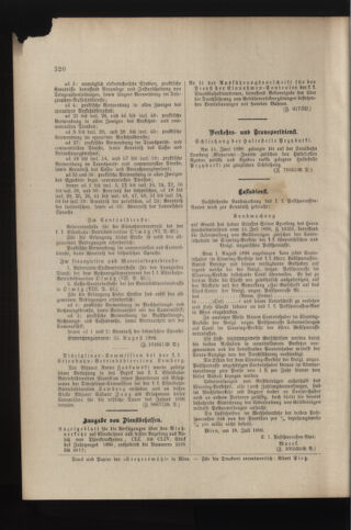 Verordnungs- und Anzeige-Blatt der k.k. General-Direction der österr. Staatsbahnen 18960731 Seite: 8