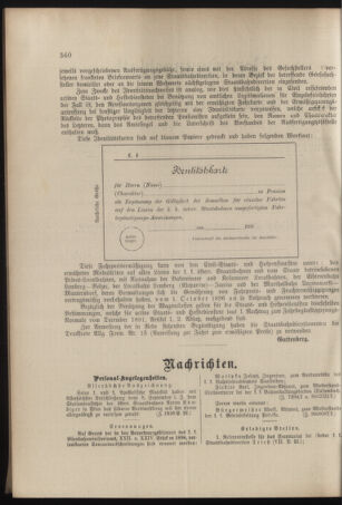 Verordnungs- und Anzeige-Blatt der k.k. General-Direction der österr. Staatsbahnen 18960926 Seite: 2