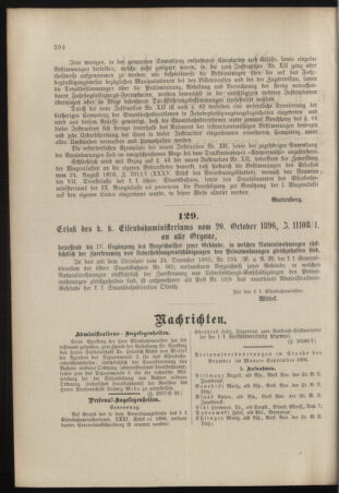 Verordnungs- und Anzeige-Blatt der k.k. General-Direction der österr. Staatsbahnen 18961028 Seite: 2