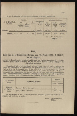 Verordnungs- und Anzeige-Blatt der k.k. General-Direction der österr. Staatsbahnen 18961106 Seite: 3