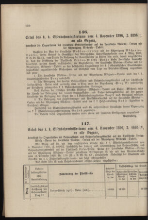 Verordnungs- und Anzeige-Blatt der k.k. General-Direction der österr. Staatsbahnen 18961114 Seite: 4