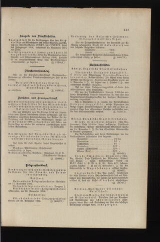 Verordnungs- und Anzeige-Blatt der k.k. General-Direction der österr. Staatsbahnen 18961128 Seite: 7