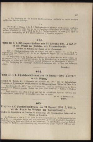 Verordnungs- und Anzeige-Blatt der k.k. General-Direction der österr. Staatsbahnen 18961211 Seite: 3