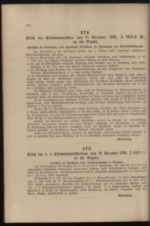 Verordnungs- und Anzeige-Blatt der k.k. General-Direction der österr. Staatsbahnen 18961230 Seite: 2