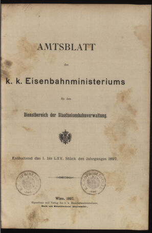 Verordnungs- und Anzeige-Blatt der k.k. General-Direction der österr. Staatsbahnen 18961231 Seite: 13