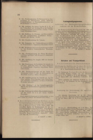 Verordnungs- und Anzeige-Blatt der k.k. General-Direction der österr. Staatsbahnen 18970123 Seite: 8