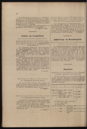 Verordnungs- und Anzeige-Blatt der k.k. General-Direction der österr. Staatsbahnen 18970130 Seite: 6