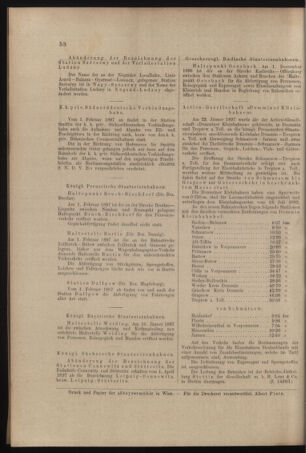 Verordnungs- und Anzeige-Blatt der k.k. General-Direction der österr. Staatsbahnen 18970213 Seite: 12