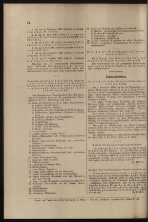 Verordnungs- und Anzeige-Blatt der k.k. General-Direction der österr. Staatsbahnen 18970220 Seite: 26