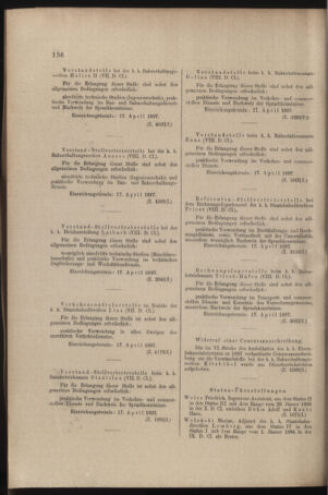 Verordnungs- und Anzeige-Blatt der k.k. General-Direction der österr. Staatsbahnen 18970410 Seite: 6