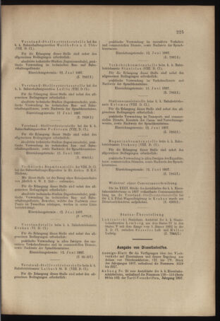 Verordnungs- und Anzeige-Blatt der k.k. General-Direction der österr. Staatsbahnen 18970605 Seite: 7