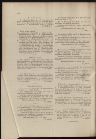 Verordnungs- und Anzeige-Blatt der k.k. General-Direction der österr. Staatsbahnen 18970619 Seite: 4