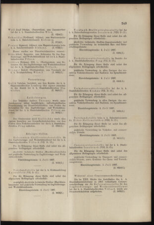 Verordnungs- und Anzeige-Blatt der k.k. General-Direction der österr. Staatsbahnen 18970626 Seite: 3