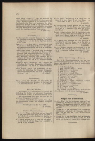 Verordnungs- und Anzeige-Blatt der k.k. General-Direction der österr. Staatsbahnen 18970724 Seite: 2