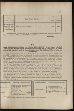 Verordnungs- und Anzeige-Blatt der k.k. General-Direction der österr. Staatsbahnen 18970814 Seite: 3