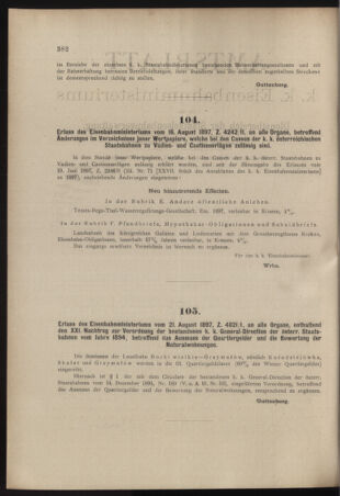 Verordnungs- und Anzeige-Blatt der k.k. General-Direction der österr. Staatsbahnen 18970828 Seite: 2