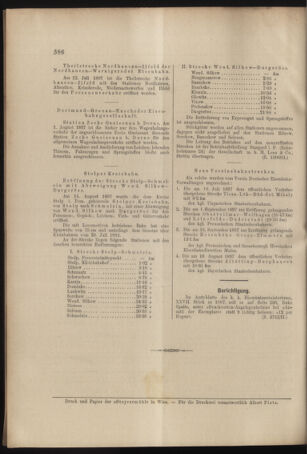 Verordnungs- und Anzeige-Blatt der k.k. General-Direction der österr. Staatsbahnen 18970828 Seite: 6