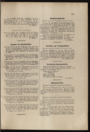 Verordnungs- und Anzeige-Blatt der k.k. General-Direction der österr. Staatsbahnen 18970911 Seite: 3