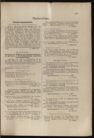 Verordnungs- und Anzeige-Blatt der k.k. General-Direction der österr. Staatsbahnen 18970925 Seite: 5