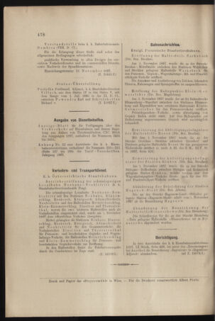 Verordnungs- und Anzeige-Blatt der k.k. General-Direction der österr. Staatsbahnen 18971104 Seite: 8