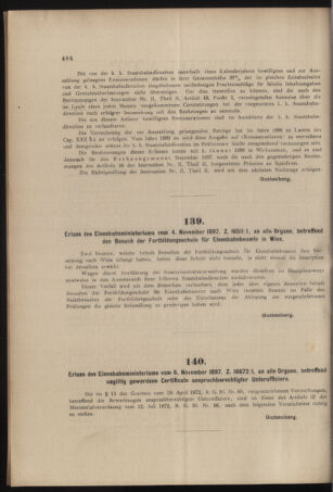 Verordnungs- und Anzeige-Blatt der k.k. General-Direction der österr. Staatsbahnen 18971113 Seite: 2