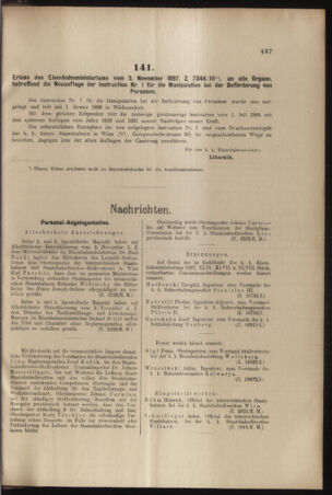 Verordnungs- und Anzeige-Blatt der k.k. General-Direction der österr. Staatsbahnen 18971113 Seite: 5