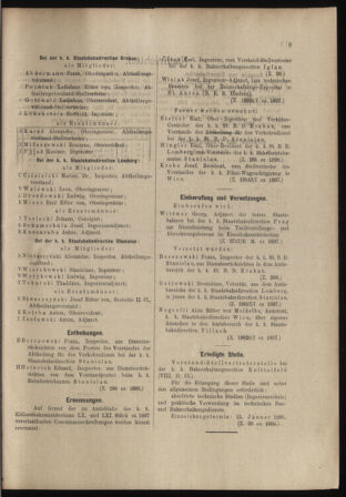 Verordnungs- und Anzeige-Blatt der k.k. General-Direction der österr. Staatsbahnen 18980108 Seite: 3