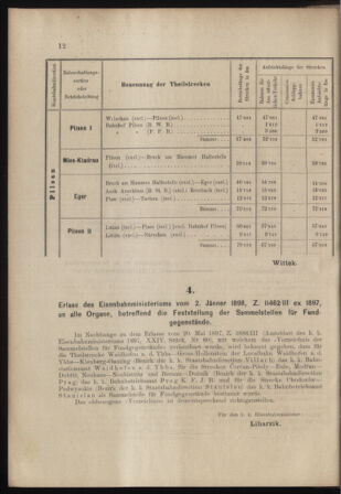 Verordnungs- und Anzeige-Blatt der k.k. General-Direction der österr. Staatsbahnen 18980115 Seite: 2