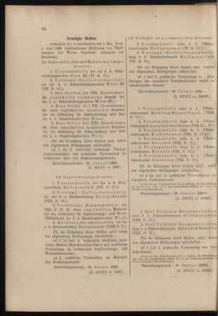 Verordnungs- und Anzeige-Blatt der k.k. General-Direction der österr. Staatsbahnen 18980122 Seite: 16