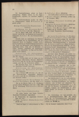 Verordnungs- und Anzeige-Blatt der k.k. General-Direction der österr. Staatsbahnen 18980129 Seite: 8