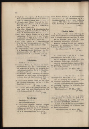 Verordnungs- und Anzeige-Blatt der k.k. General-Direction der österr. Staatsbahnen 18980309 Seite: 6