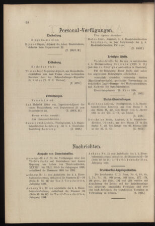 Verordnungs- und Anzeige-Blatt der k.k. General-Direction der österr. Staatsbahnen 18980312 Seite: 2