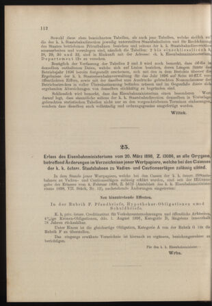 Verordnungs- und Anzeige-Blatt der k.k. General-Direction der österr. Staatsbahnen 18980326 Seite: 2