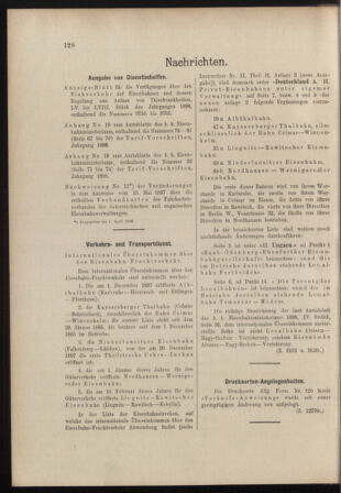 Verordnungs- und Anzeige-Blatt der k.k. General-Direction der österr. Staatsbahnen 18980409 Seite: 4