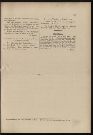 Verordnungs- und Anzeige-Blatt der k.k. General-Direction der österr. Staatsbahnen 18980409 Seite: 7